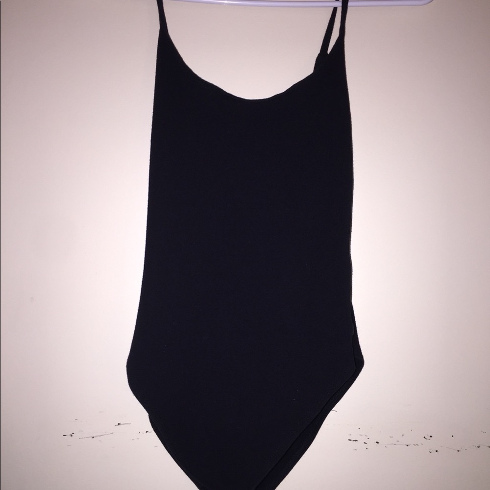 Body suit with cool side opening
